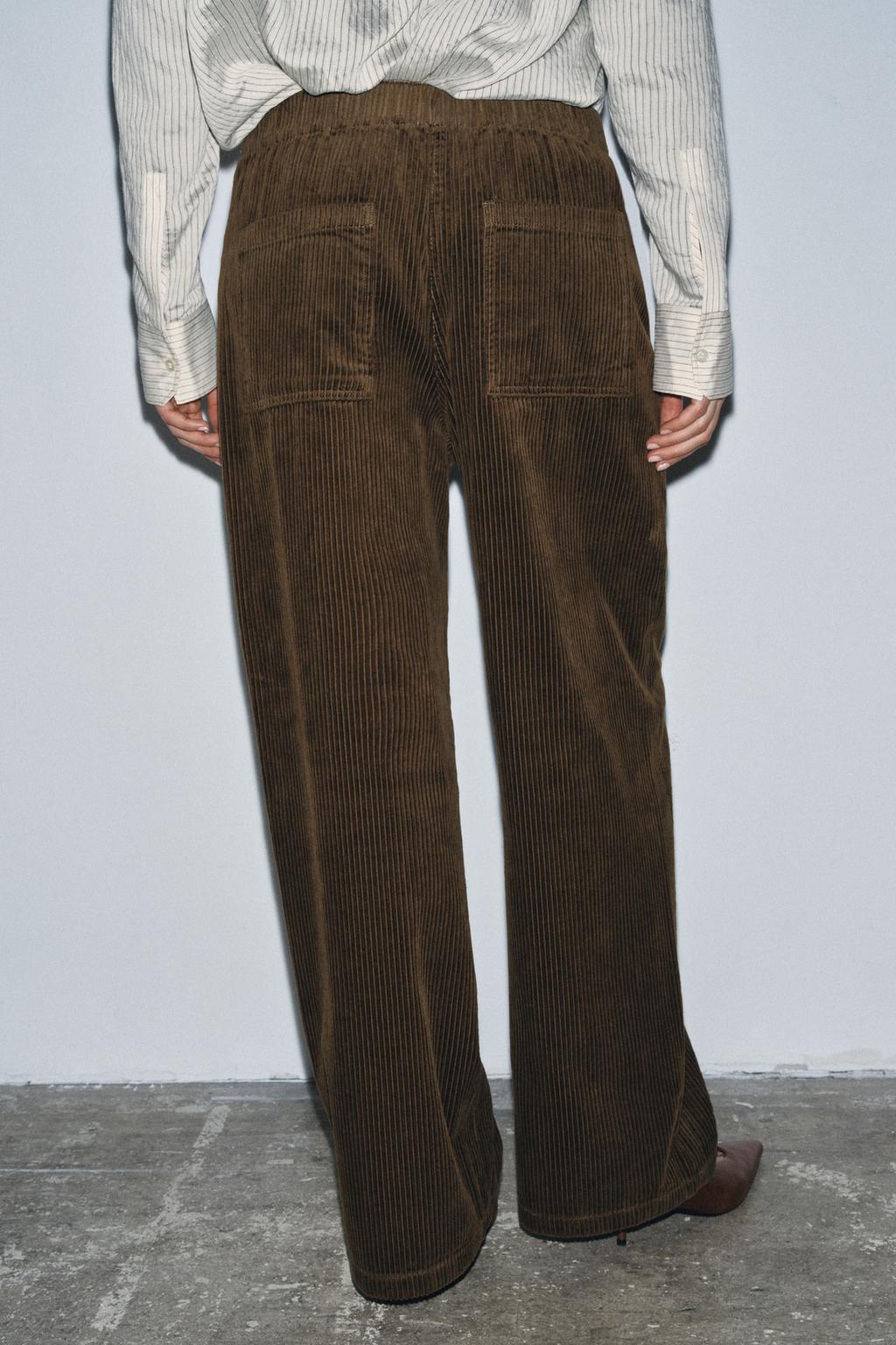 ВЕЛЬВЕТОВЫЕ БРЮКИ WIDE LEG — ZW COLLECTION