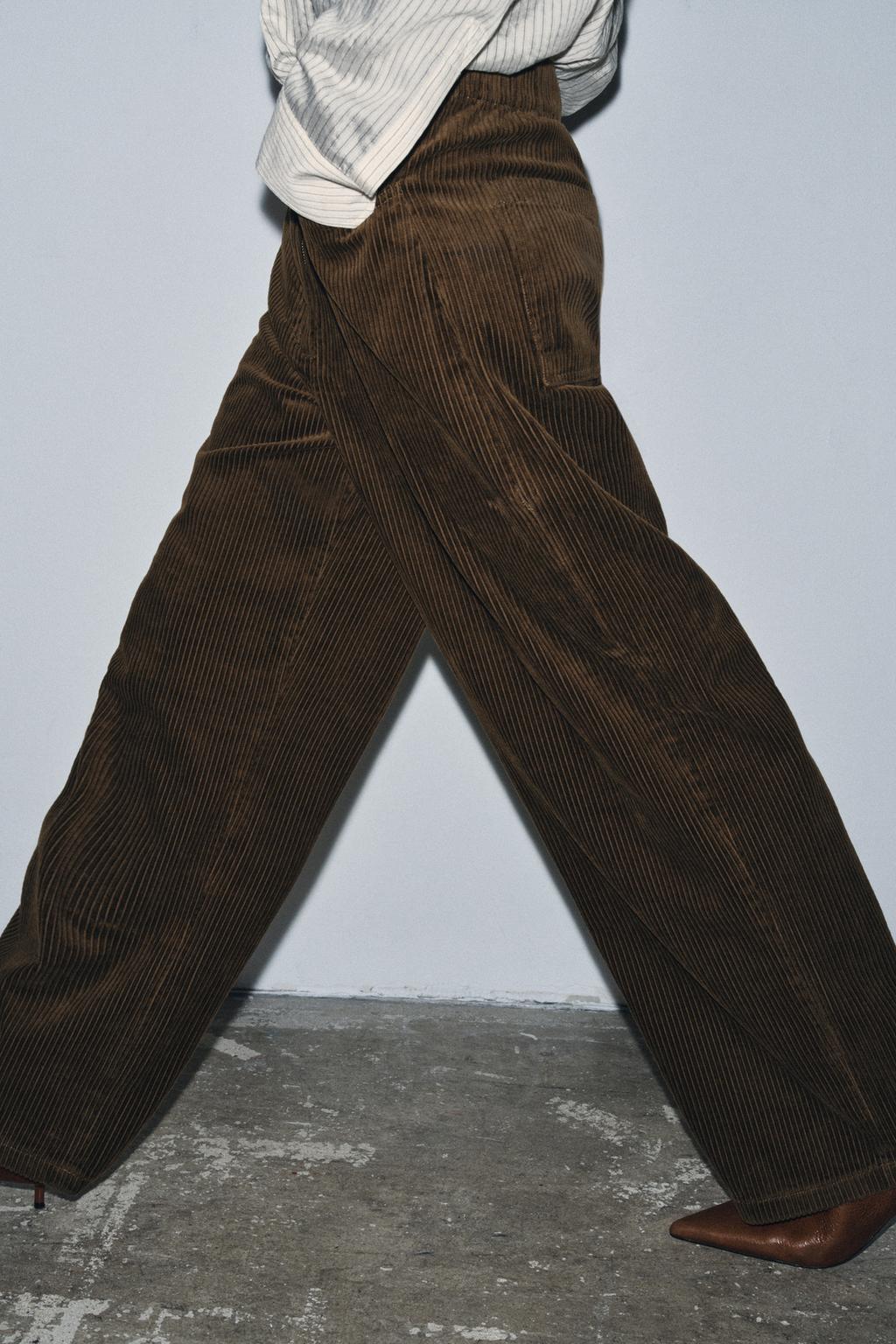 ВЕЛЬВЕТОВЫЕ БРЮКИ WIDE LEG — ZW COLLECTION