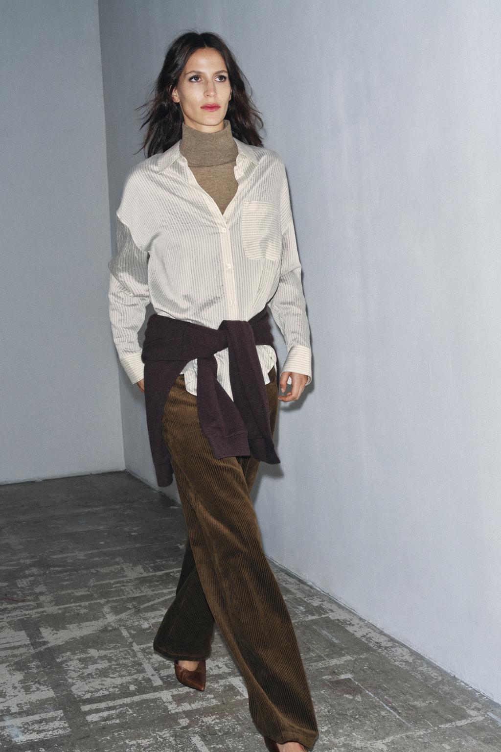 ВЕЛЬВЕТОВЫЕ БРЮКИ WIDE LEG — ZW COLLECTION