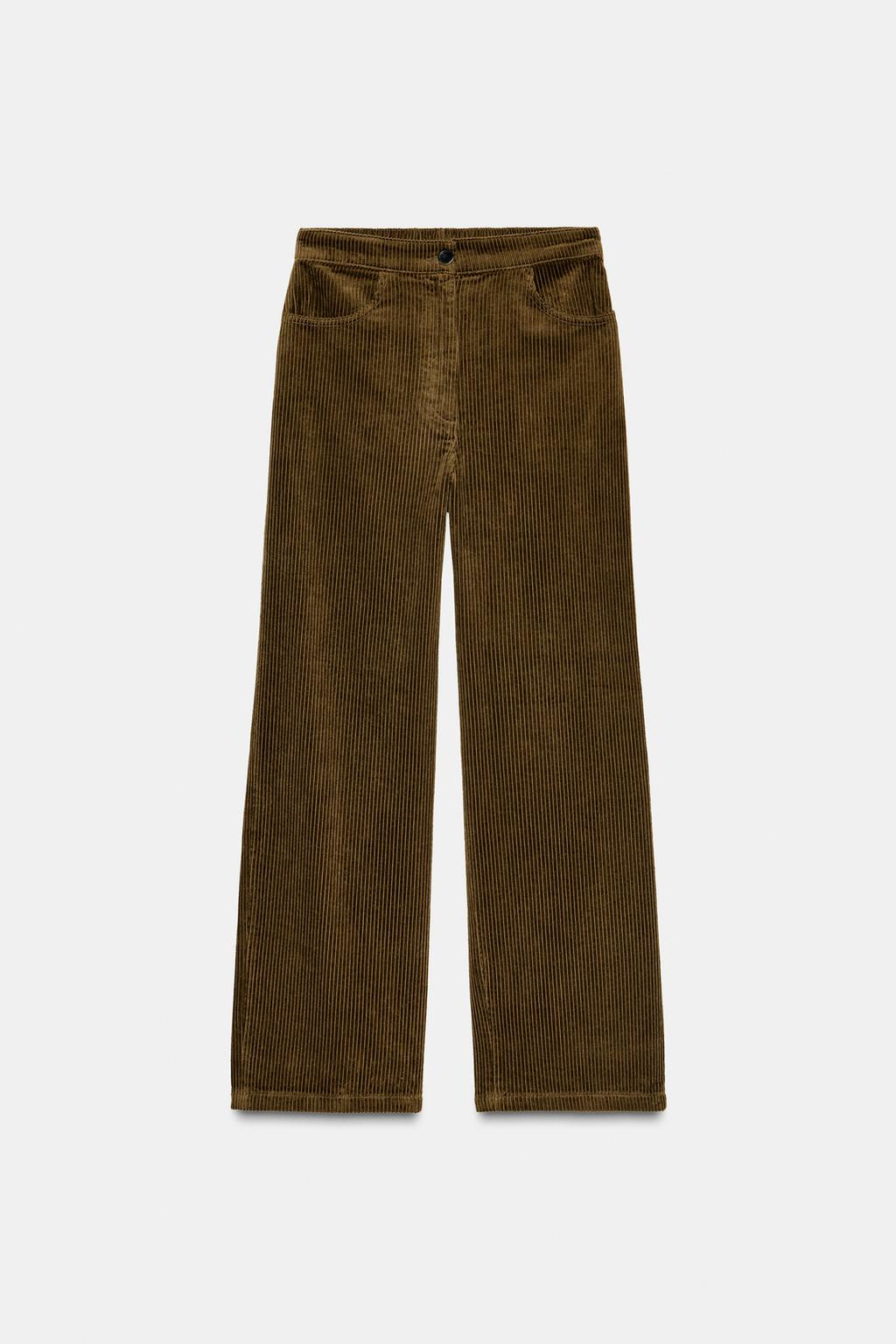ВЕЛЬВЕТОВЫЕ БРЮКИ WIDE LEG — ZW COLLECTION