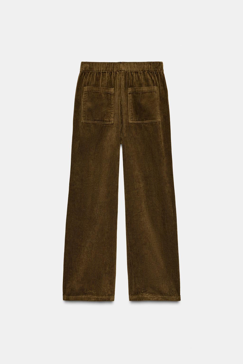 ВЕЛЬВЕТОВЫЕ БРЮКИ WIDE LEG — ZW COLLECTION