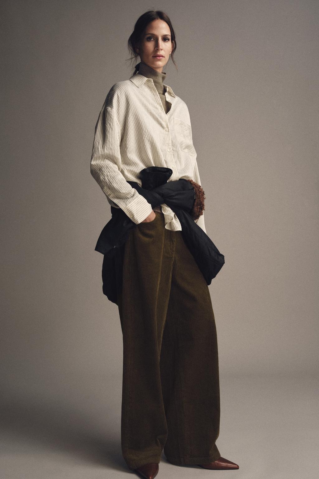 ВЕЛЬВЕТОВЫЕ БРЮКИ WIDE LEG — ZW COLLECTION