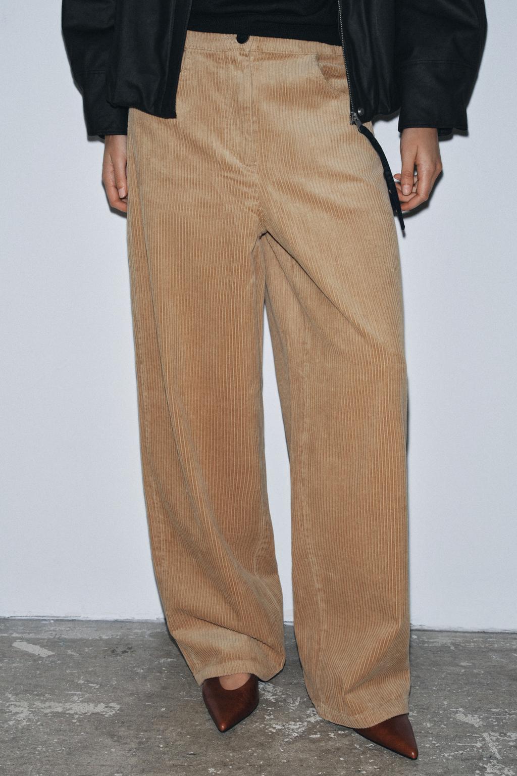 ВЕЛЬВЕТОВЫЕ БРЮКИ WIDE LEG — ZW COLLECTION