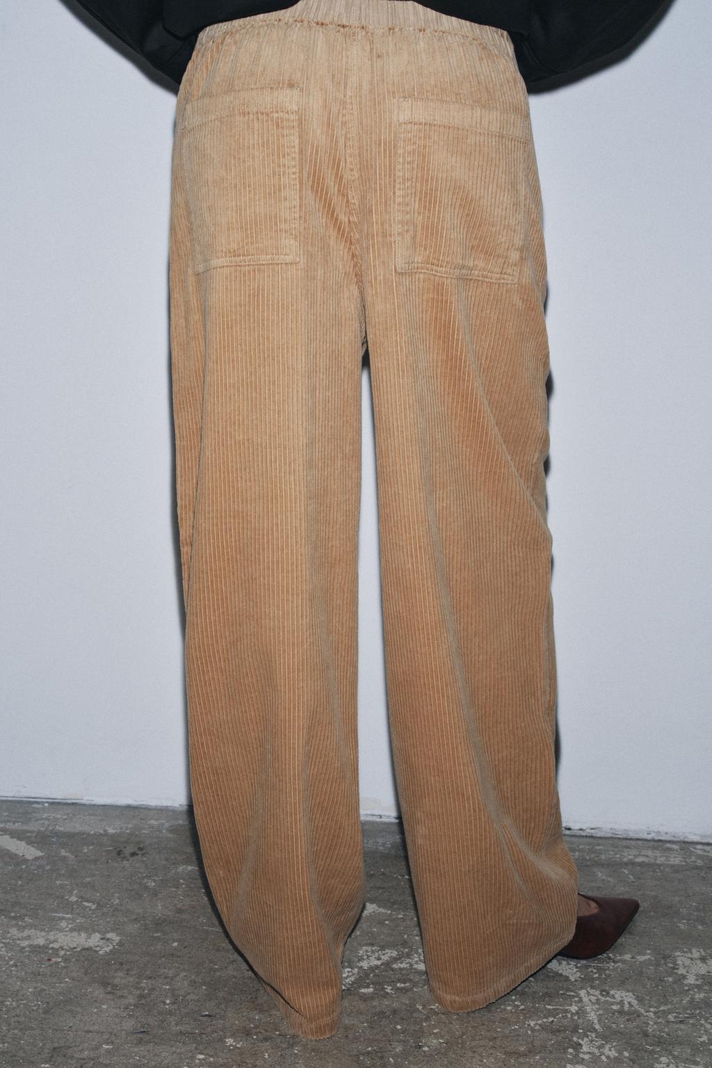 ВЕЛЬВЕТОВЫЕ БРЮКИ WIDE LEG — ZW COLLECTION