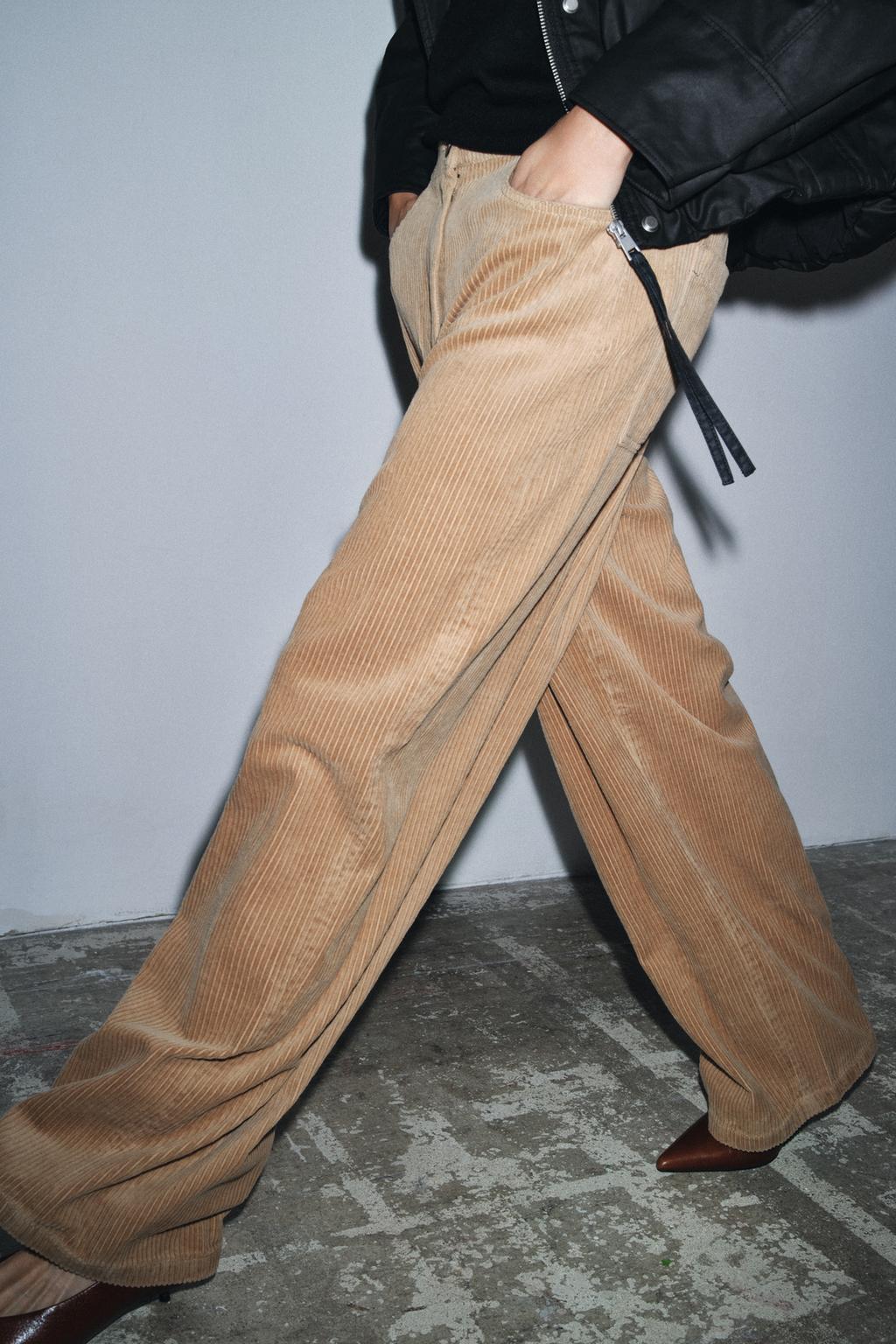 ВЕЛЬВЕТОВЫЕ БРЮКИ WIDE LEG — ZW COLLECTION