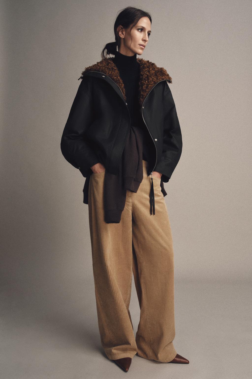 ВЕЛЬВЕТОВЫЕ БРЮКИ WIDE LEG — ZW COLLECTION