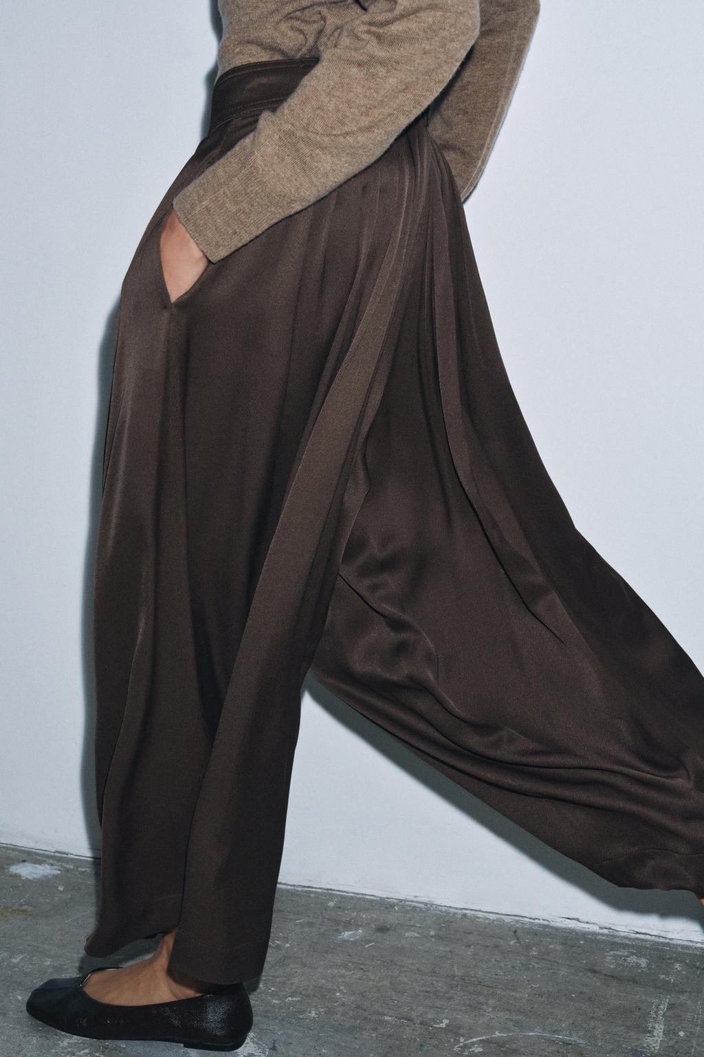 БРЮКИ С ЗАЩИПАМИ — ZW COLLECTION