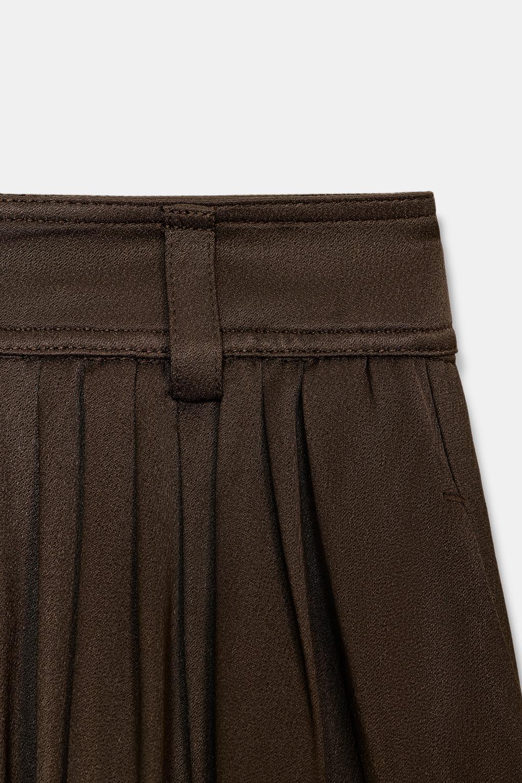 БРЮКИ С ЗАЩИПАМИ — ZW COLLECTION