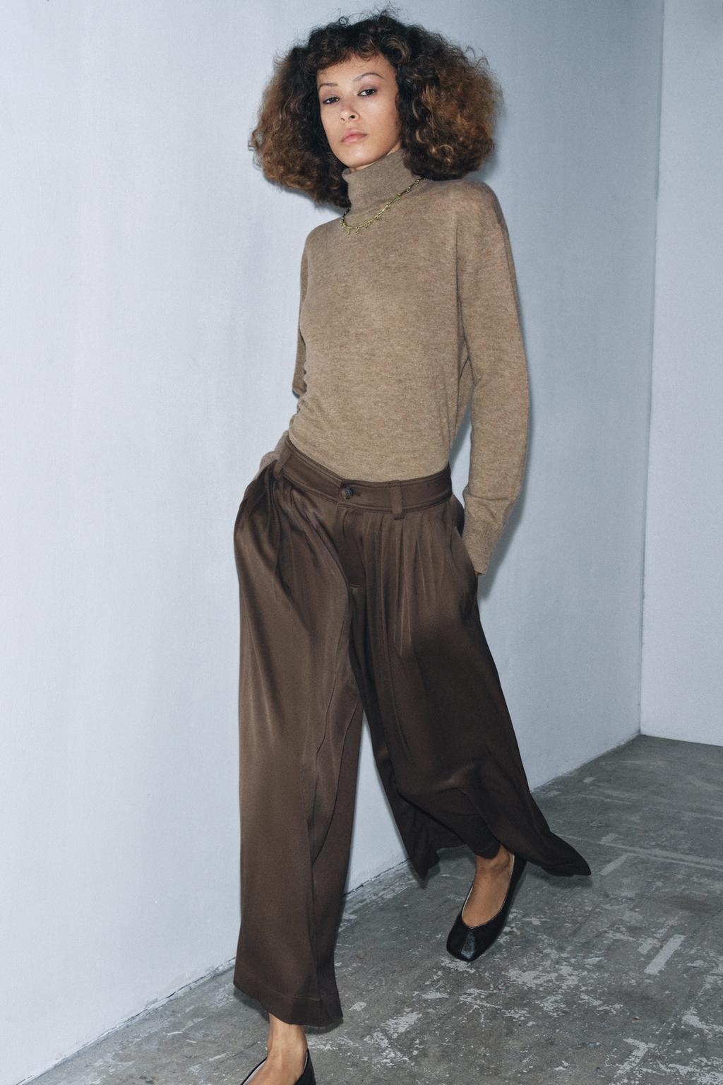БРЮКИ С ЗАЩИПАМИ — ZW COLLECTION