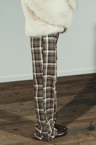 Брюки в клетку- Заказать в России