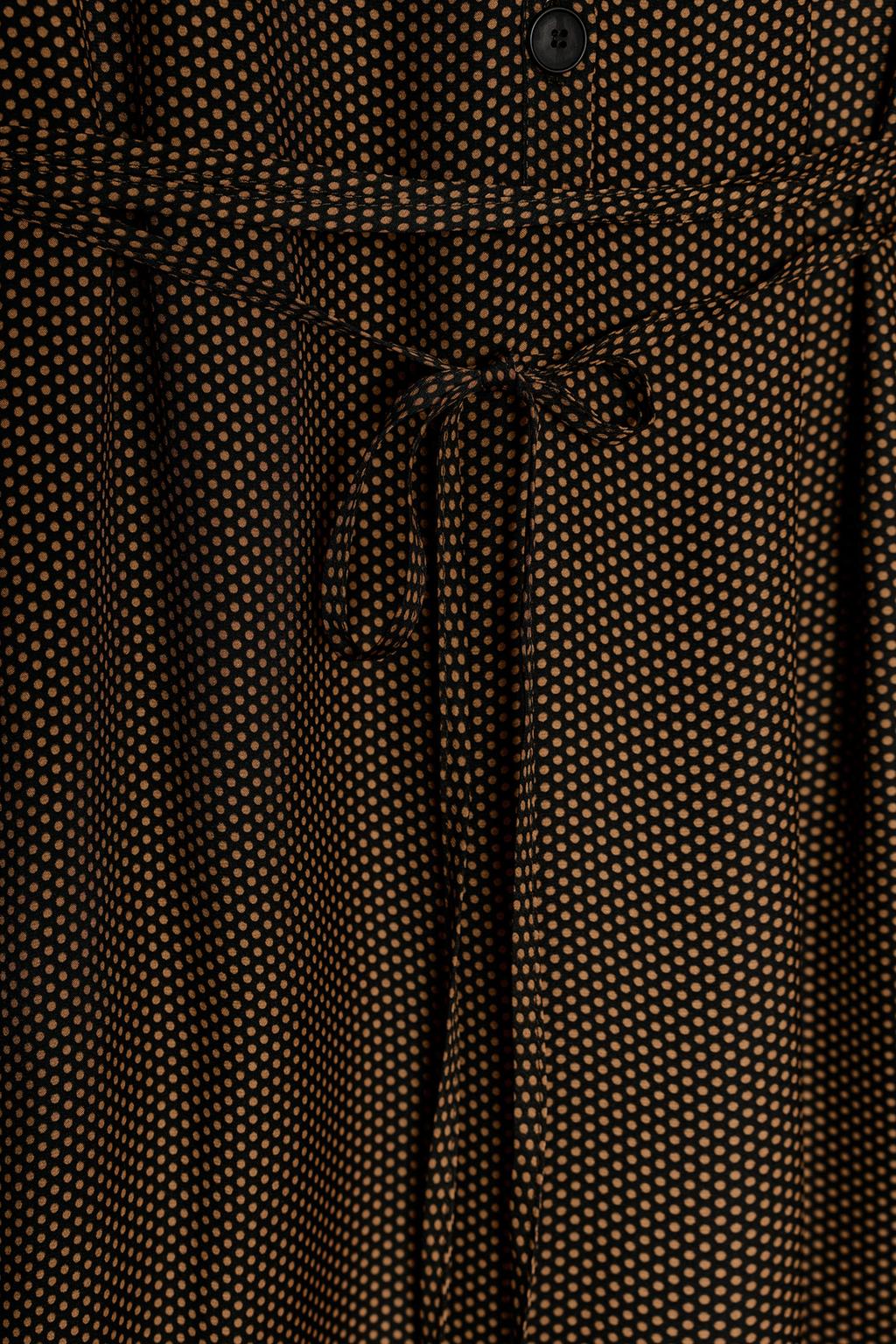 ПЛАТЬЕ В ГОРОШЕК С ПОЯСОМ — ZW COLLECTION