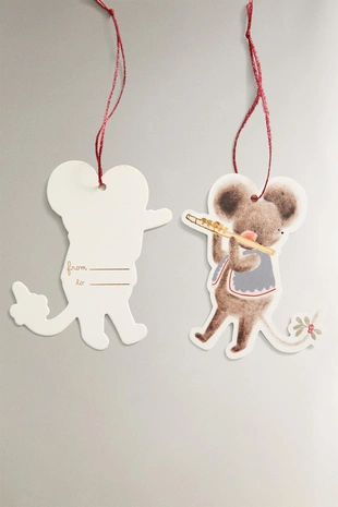 Набор рождественских бирок для подарков (набор из 12 штук)- Заказать в России