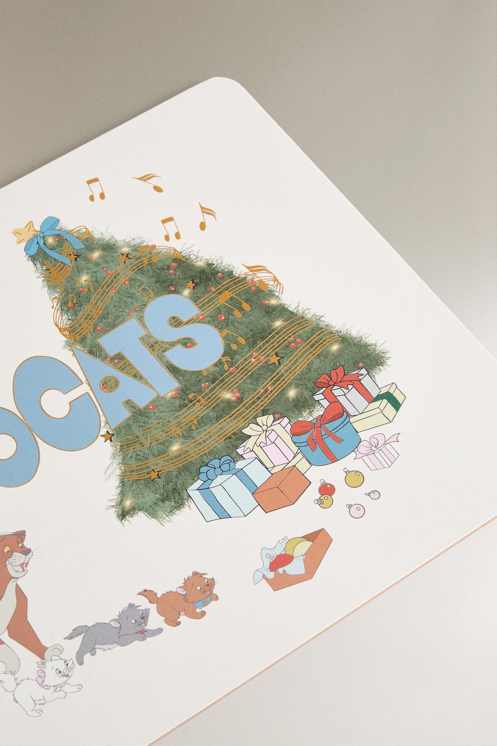 Детский новогодний плейсмат the aristocats ©disney