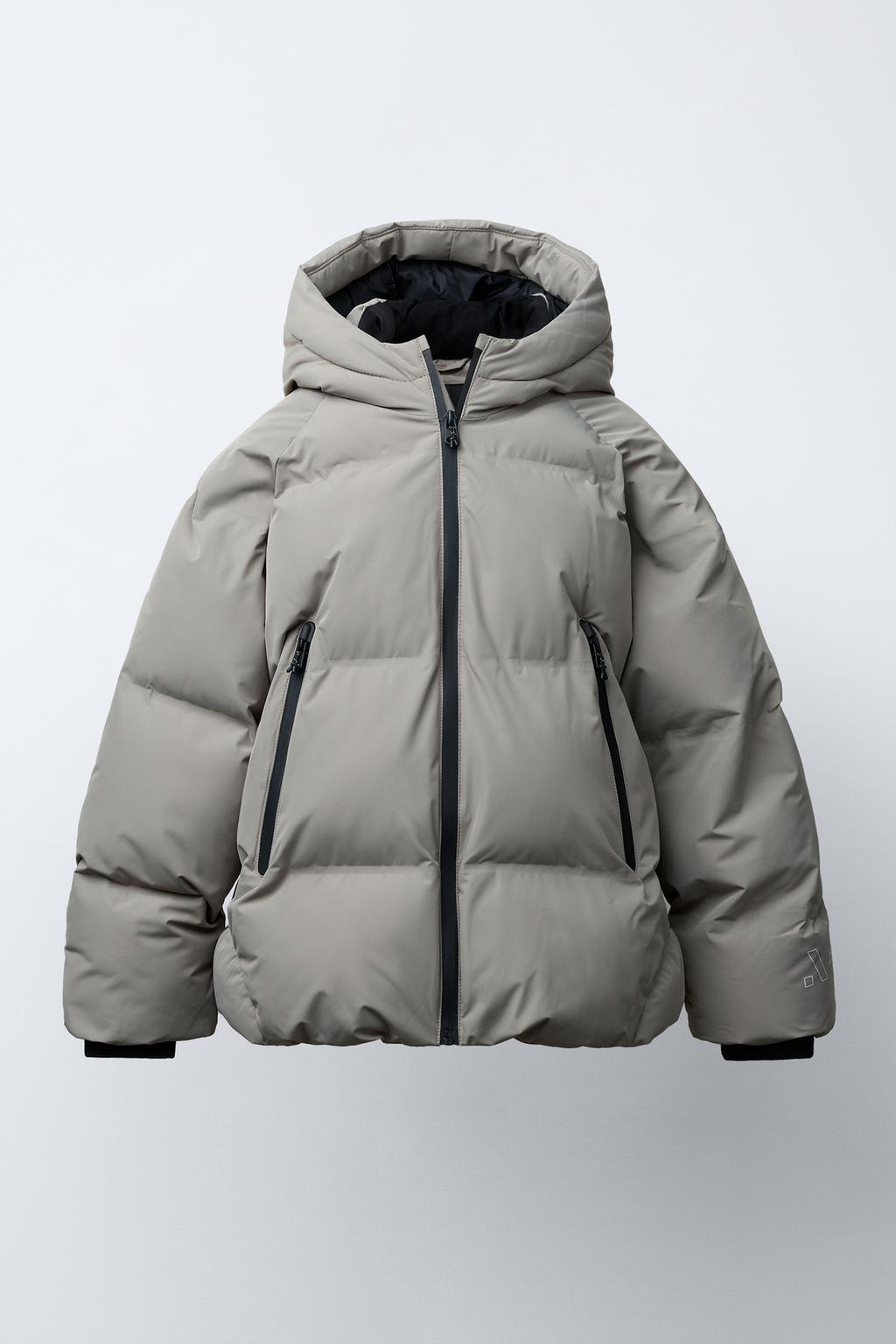 СТЕГАНЫЙ ПУХОВИК НА МОЛНИИ WATER REPELLENT