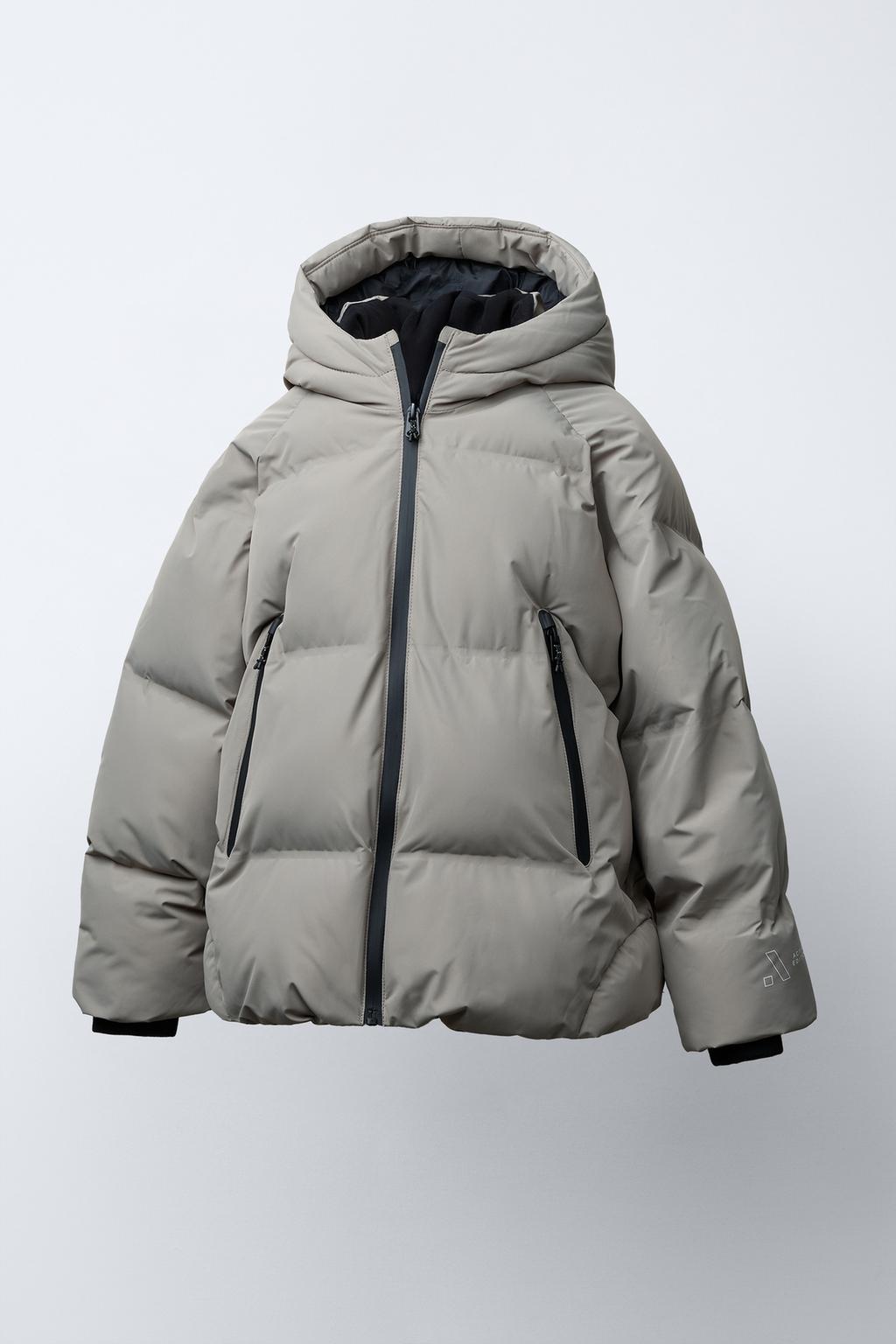 СТЕГАНЫЙ ПУХОВИК НА МОЛНИИ WATER REPELLENT