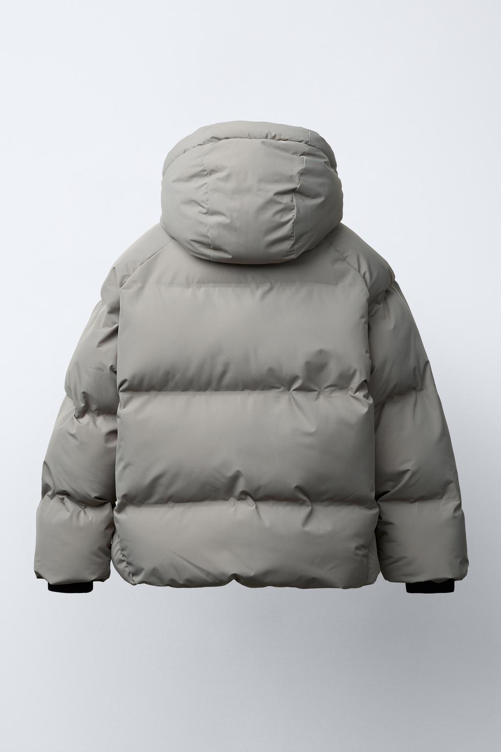 СТЕГАНЫЙ ПУХОВИК НА МОЛНИИ WATER REPELLENT