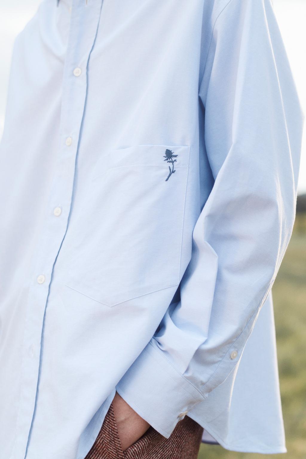 Рубашка с вышивкой limited edition oxford