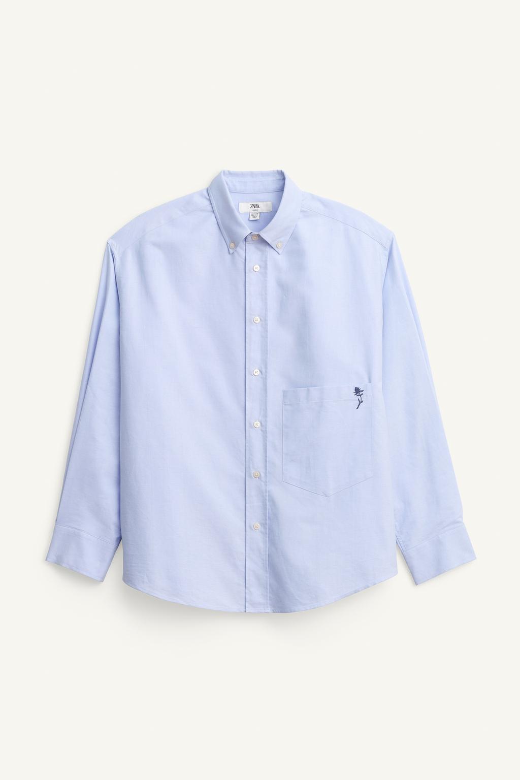 Рубашка с вышивкой limited edition oxford