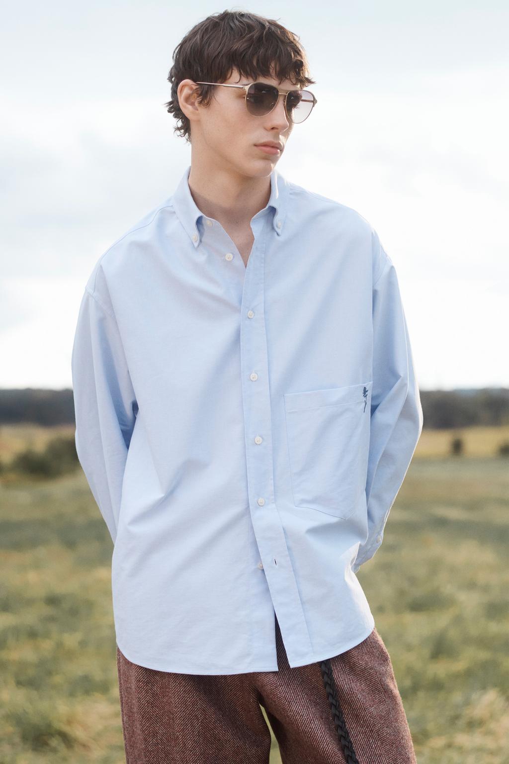 Рубашка с вышивкой limited edition oxford