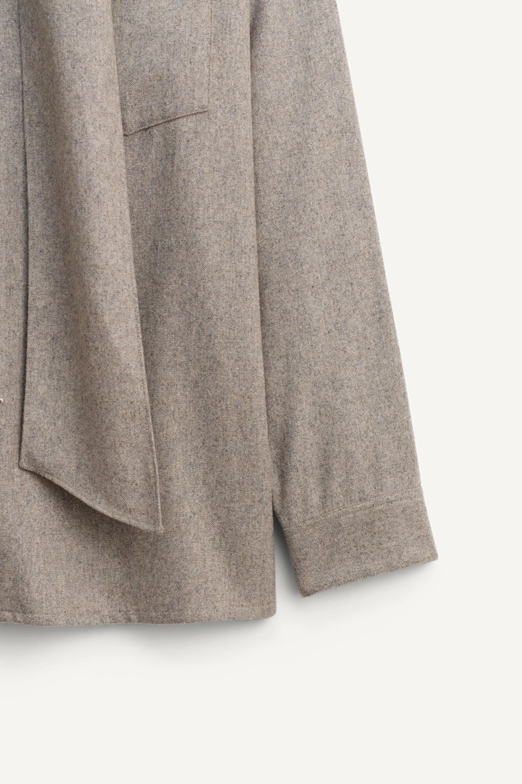 Куртка-сорочка с платком - лимитированная коллекция