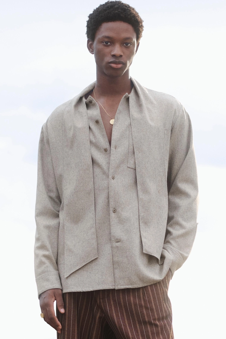 Куртка-сорочка с платком - лимитированная коллекция