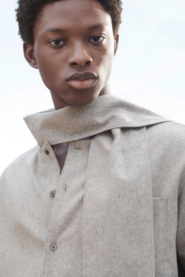 Куртка-сорочка с платком - лимитированная коллекция