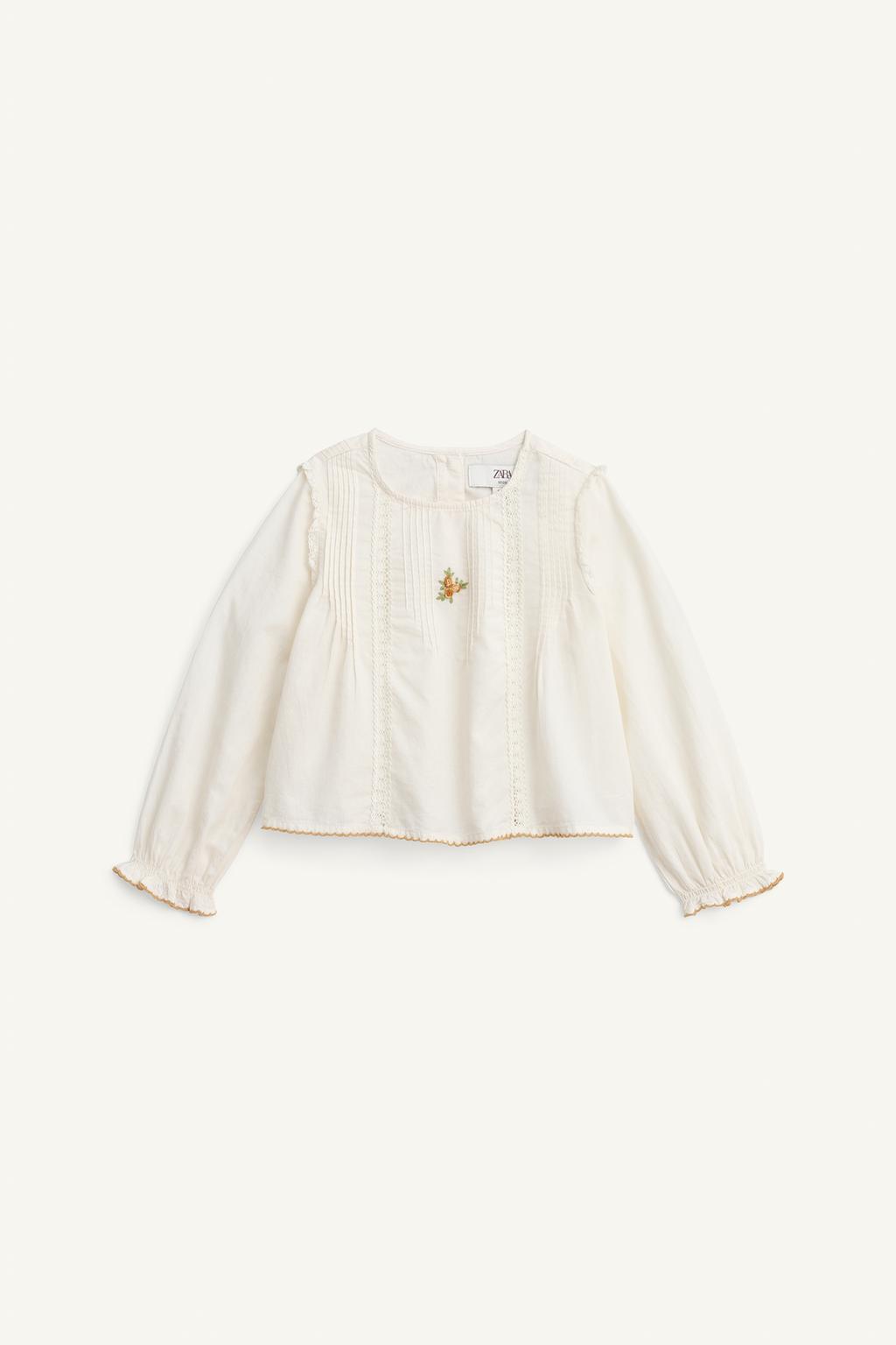 Блузка с вышивкой limited edition embroidered floral