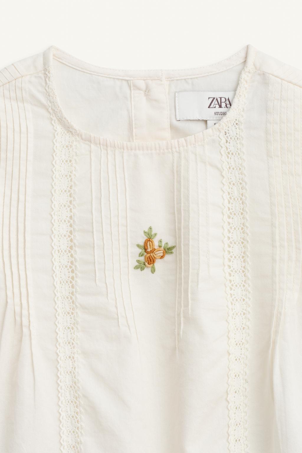 Блузка с вышивкой limited edition embroidered floral