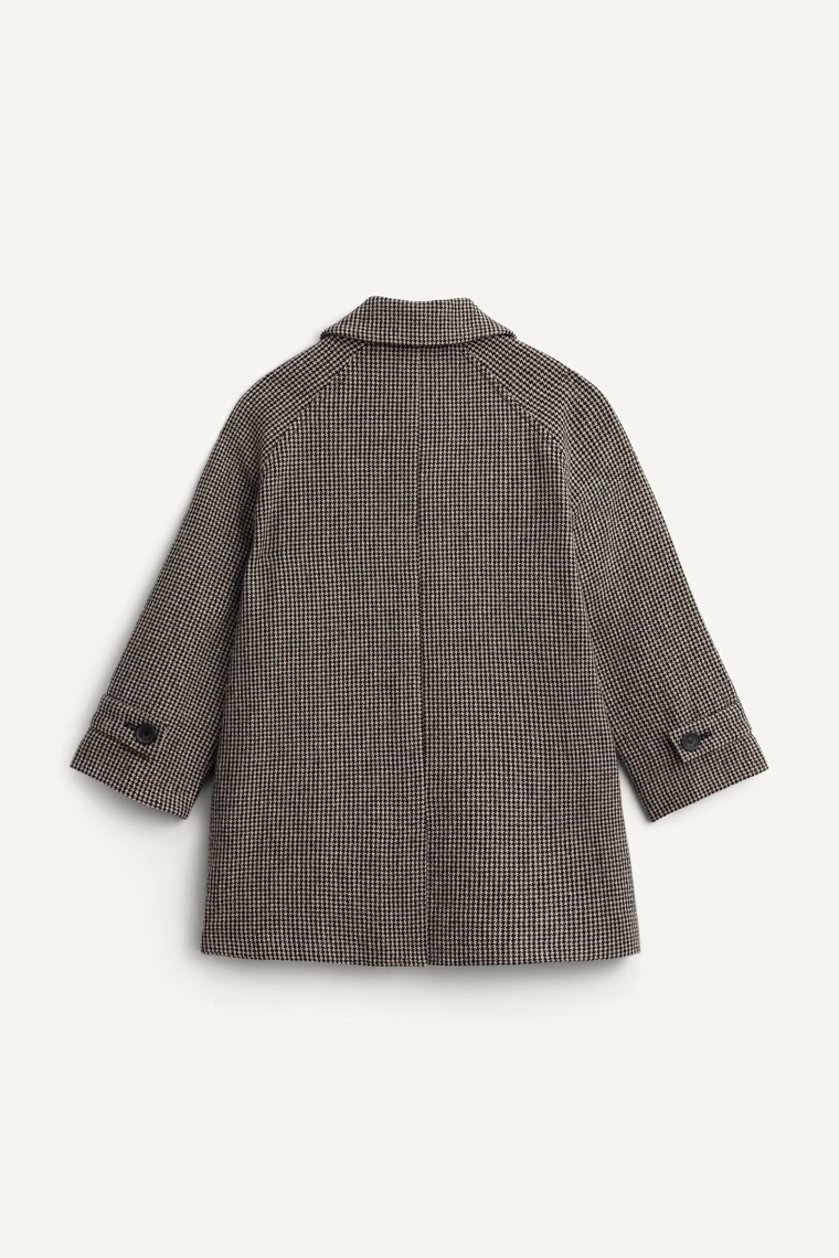 Пальто из шерсти limited edition в клетку
