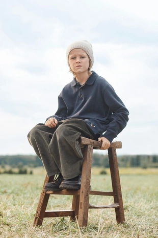 Поло LIMITED EDITION с вышитым лисьим узором из пике- Заказать в России