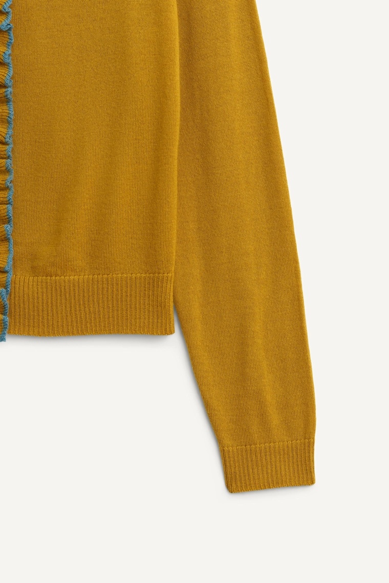 Джемпер с отложным воротником из 100% шерсти ограниченной серии