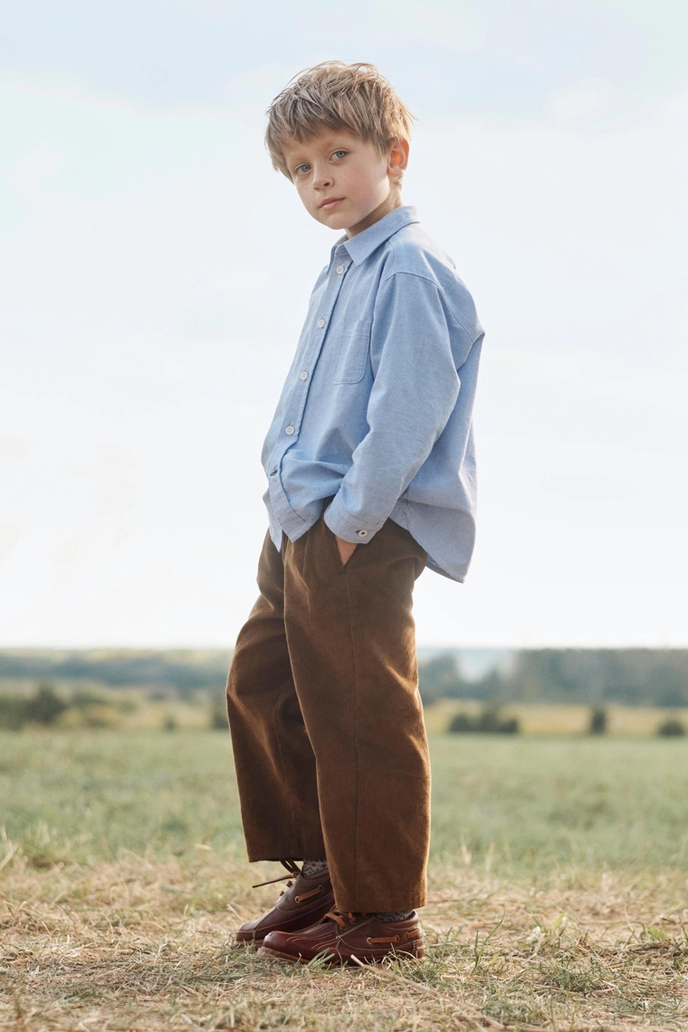 Рубашка oxford limited edition с вышитой лисой