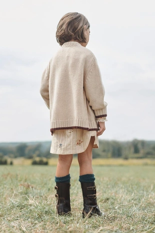 Beige | 3284/704/450 - Zara Кардиган из 100% шерсти LIMITED EDITION