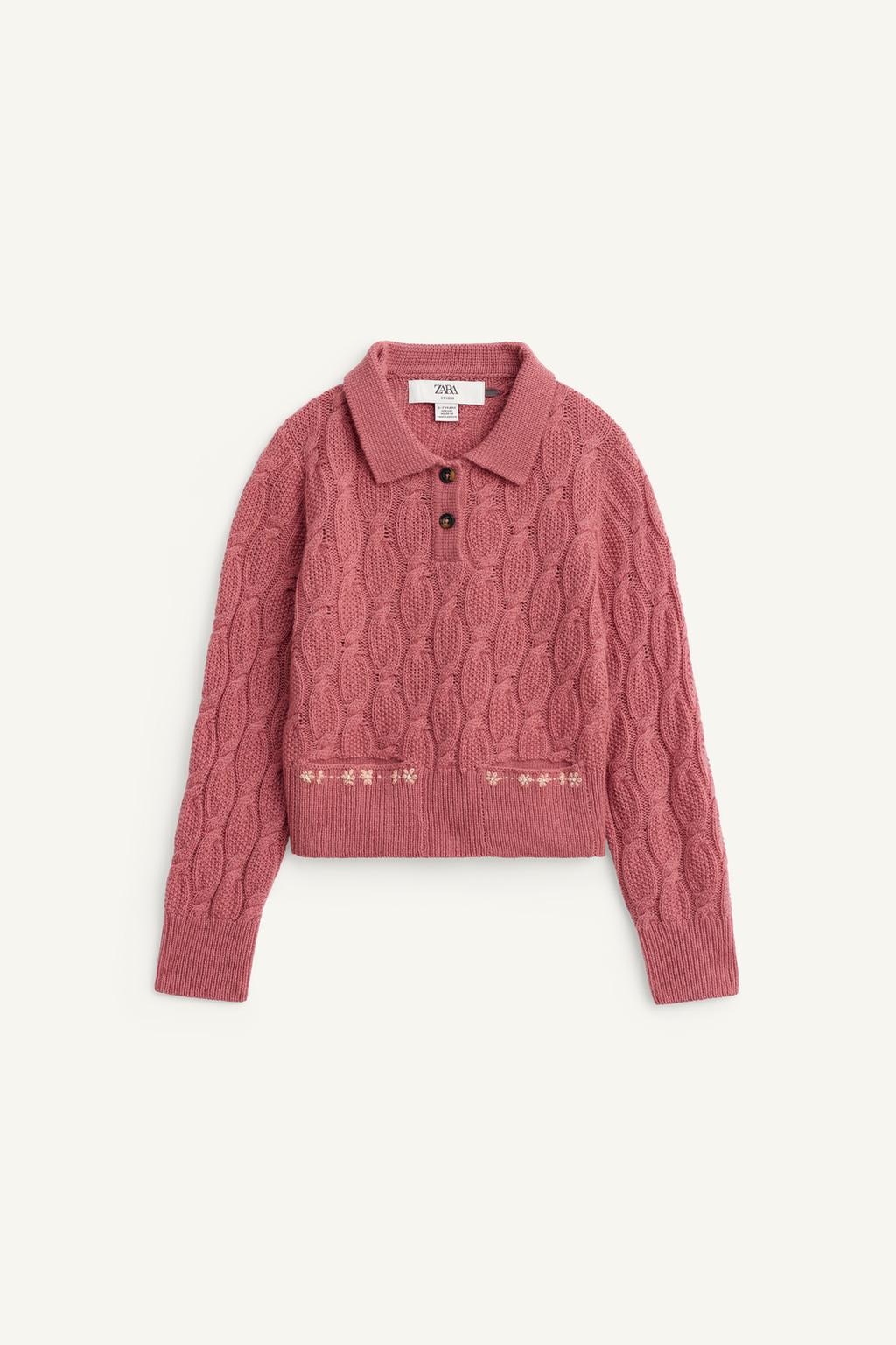 Поло из 100% шерсти с косым плетением limited edition