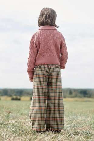 Pink | 3284/701/620 - Zara Поло из 100% шерсти с косым плетением LIMITED EDITION