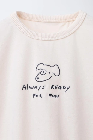 Лонгслив с вышивкой- Заказать в России