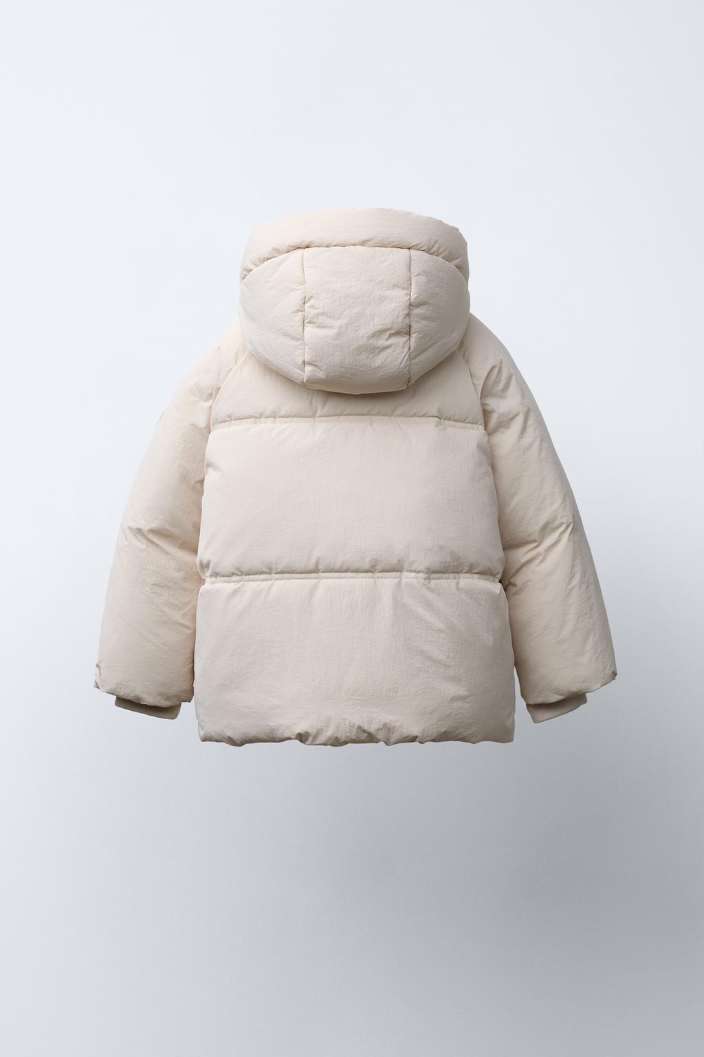 СТЕГАНОЕ ПАЛЬТО С КАПЮШОНОМ WATER REPELLENT