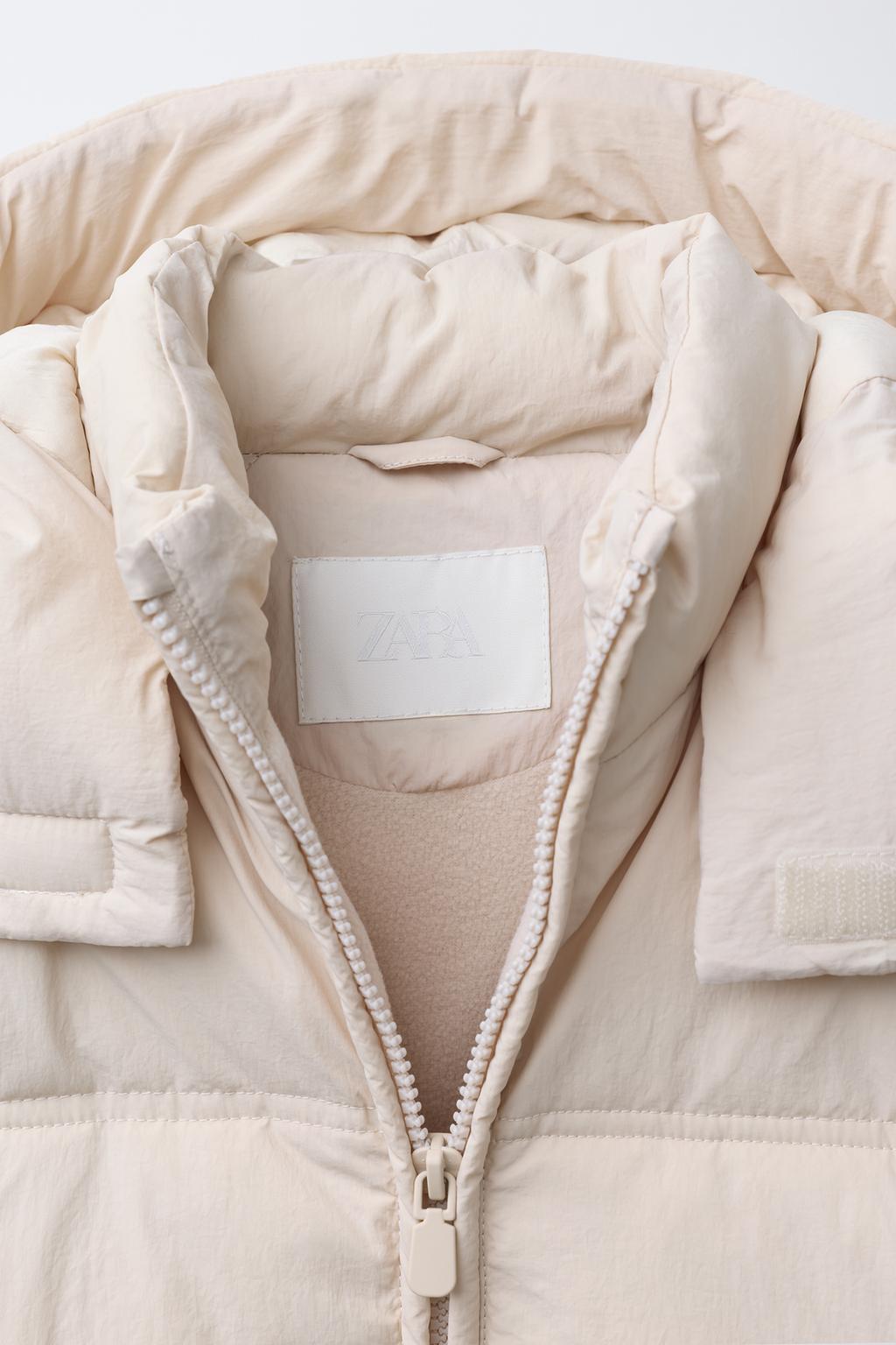 СТЕГАНОЕ ПАЛЬТО С КАПЮШОНОМ WATER REPELLENT