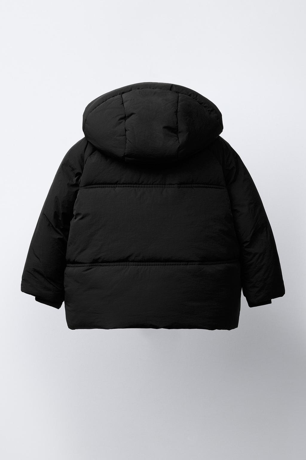 СТЕГАНОЕ ПАЛЬТО С КАПЮШОНОМ WATER REPELLENT