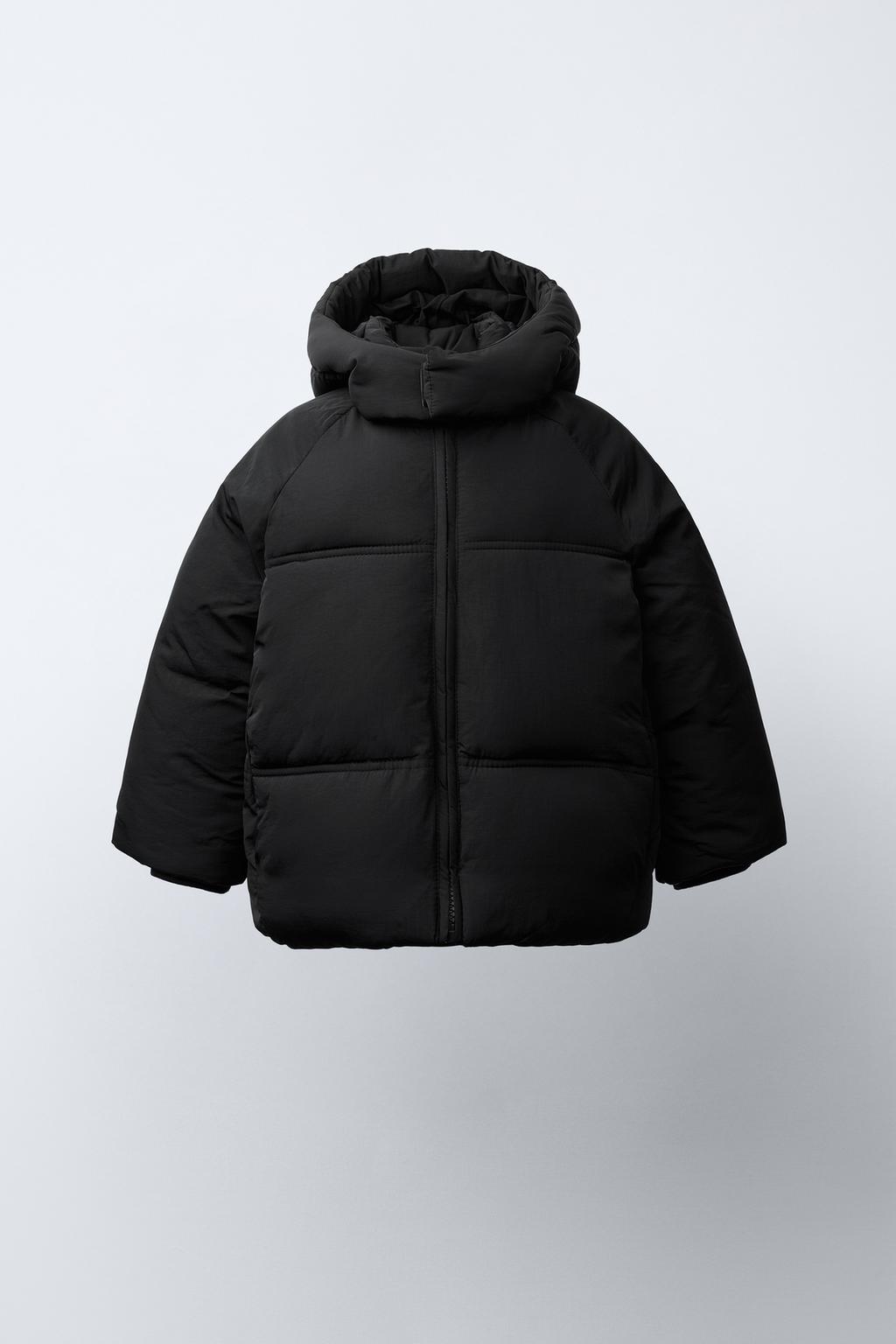 СТЕГАНОЕ ПАЛЬТО С КАПЮШОНОМ WATER REPELLENT
