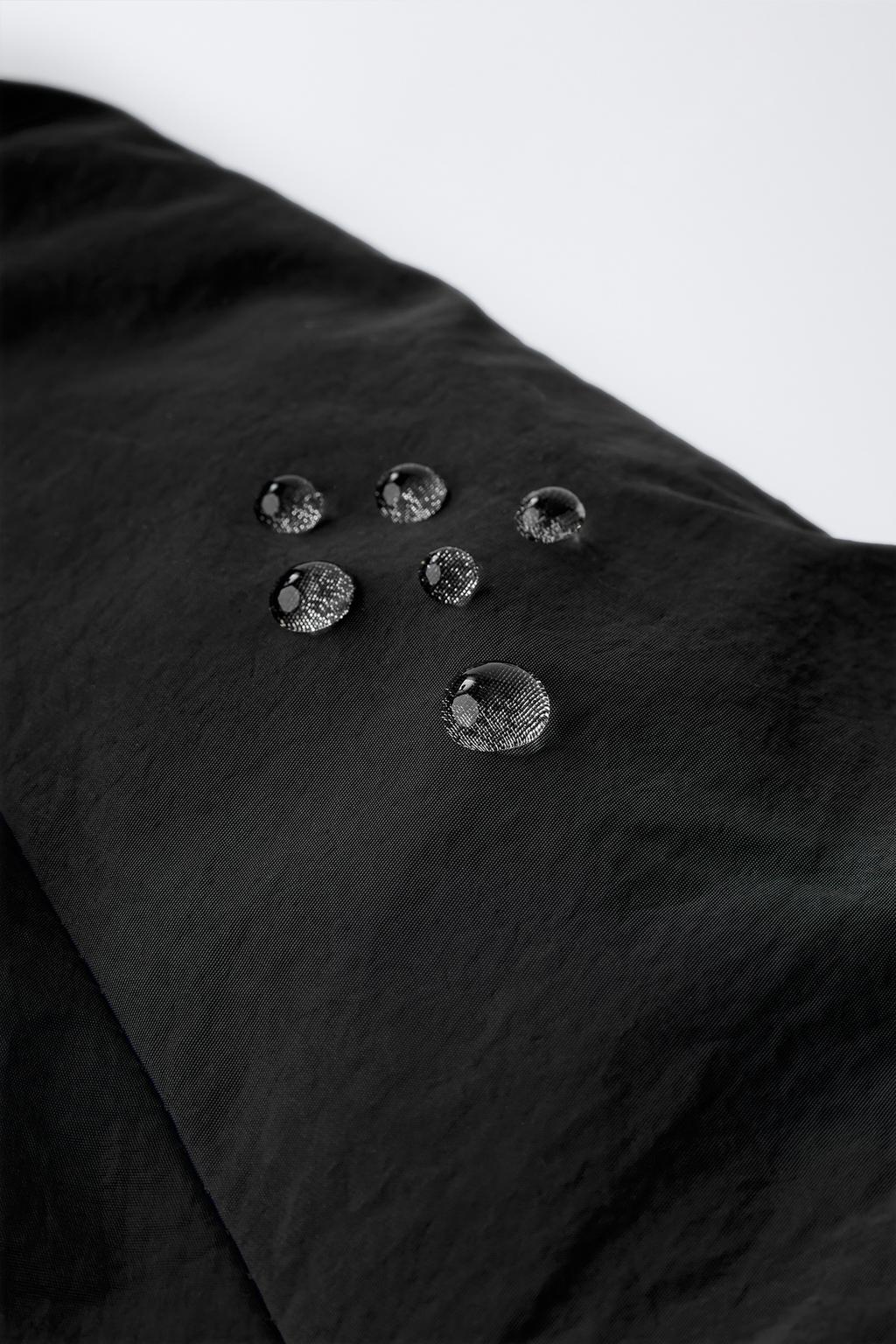 СТЕГАНОЕ ПАЛЬТО С КАПЮШОНОМ WATER REPELLENT