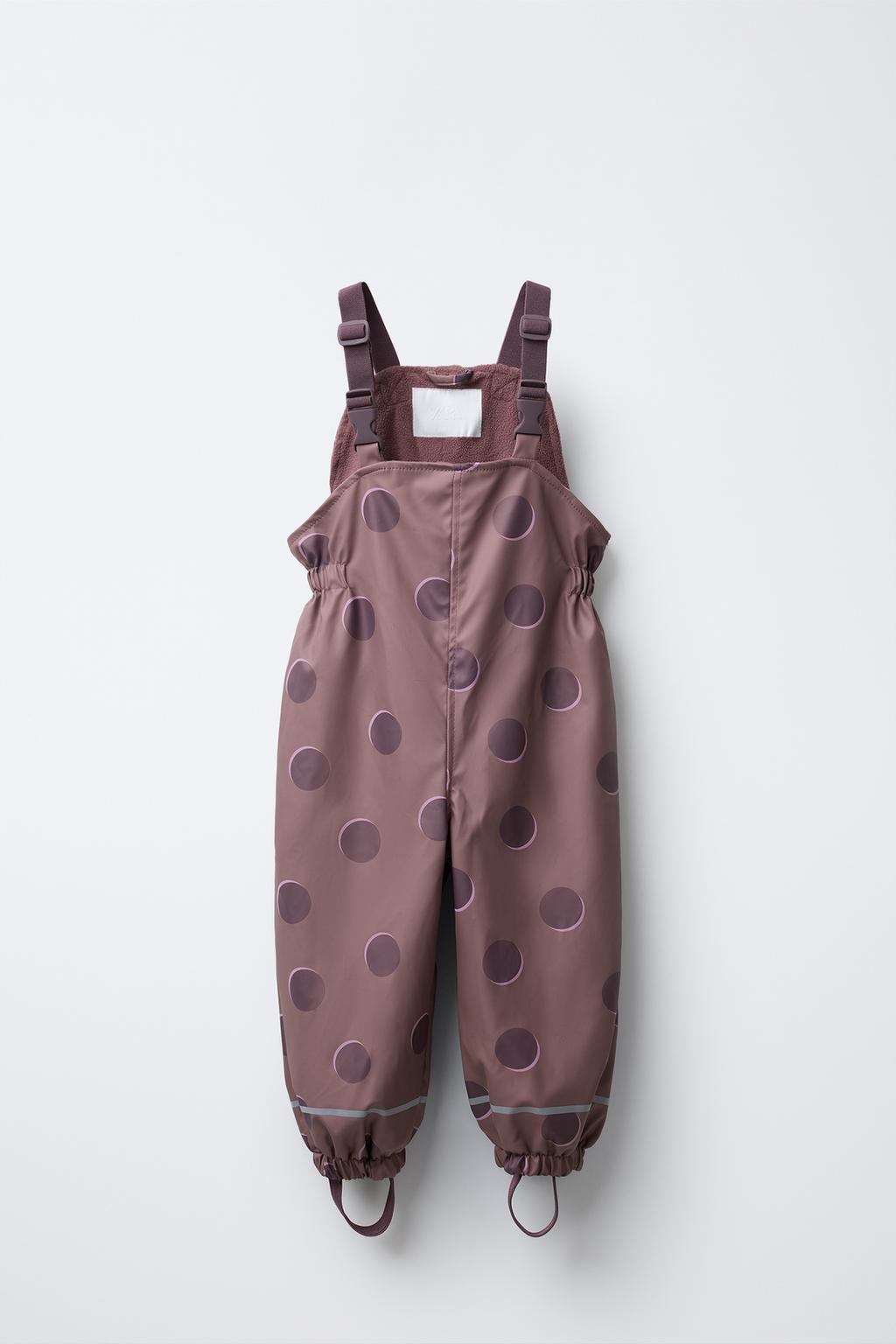 ПРОРЕЗИНЕННЫЙ КОМБИНЕЗОН В ГОРОШЕК WATER RESISTANT