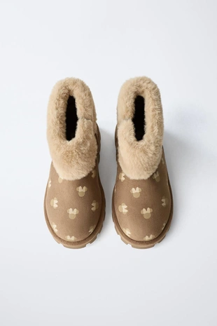 Сапоги из искусственного меха MINNIE MOUSE © DISNEY- Заказать в России