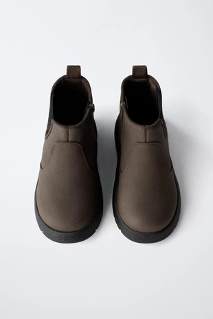 Ботинки с эластичными вставками- Заказать в России