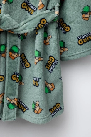 Халат AGES 3-14 / STUMBLE GUYS ™ © SCOPELY из флиса- Заказать в России