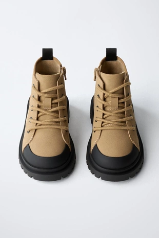 Ботинки на рифленой подошве- Заказать в России