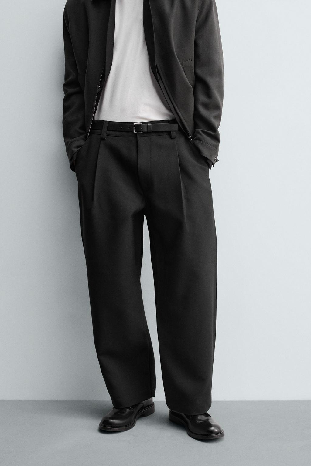 БРЮКИ BALLOON FIT С ЗАЩИПАМИ