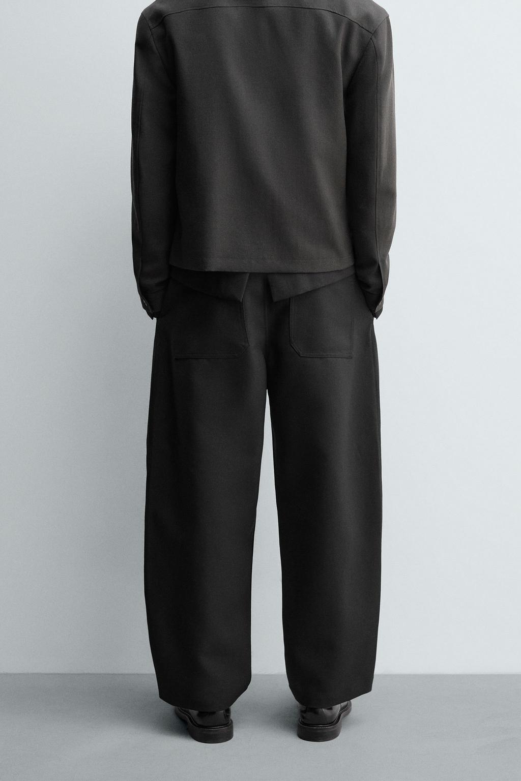 БРЮКИ BALLOON FIT С ЗАЩИПАМИ