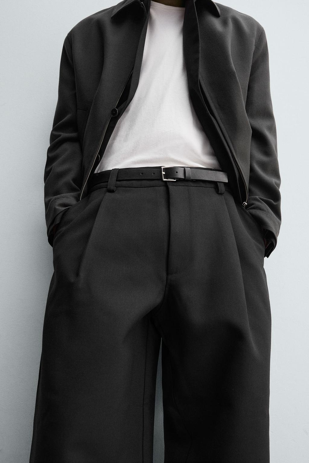 БРЮКИ BALLOON FIT С ЗАЩИПАМИ