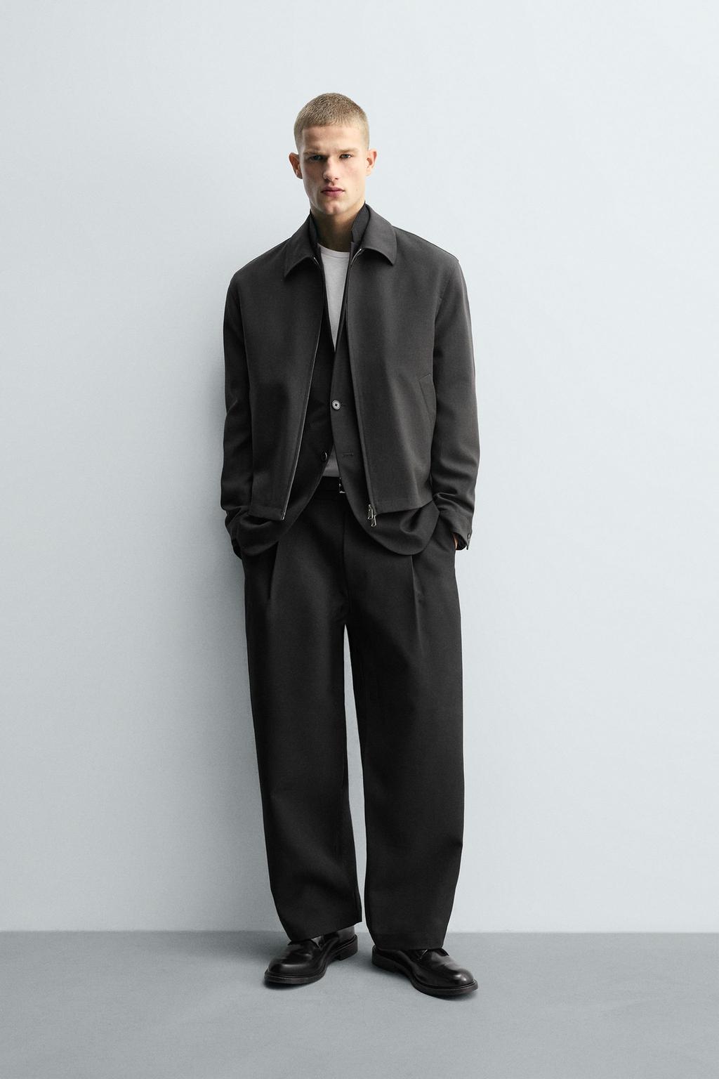 БРЮКИ BALLOON FIT С ЗАЩИПАМИ